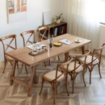 7 Pieces: Table, 6 Chairs