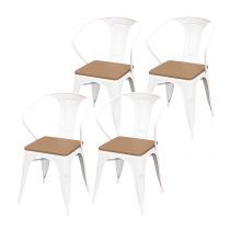 4 White Chairs