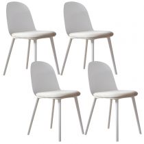 4 White Chairs