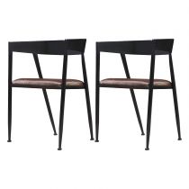 2 Chaises Marron