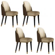 4 Chaises en Beige