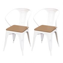 2 White Chairs