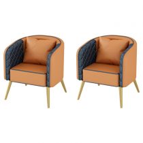 2 Orange Chairs