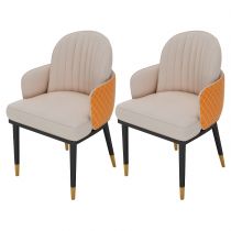 2 Orange Chairs