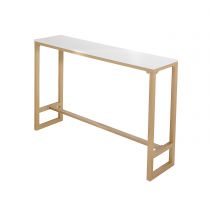 White 39"L x 16"W
