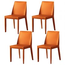 4 Orange Chairs