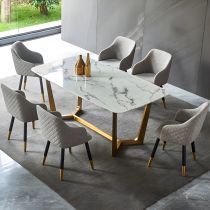 7 Pieces: Table, 6 Chairs