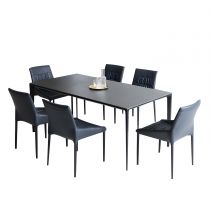 7 Pièces : Table, 6 Chaises