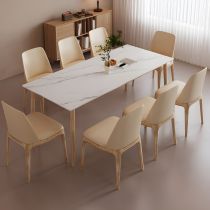 9 Pieces: Table, 8 Chairs