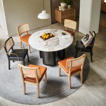 7 Pieces: Table, 6 Chairs