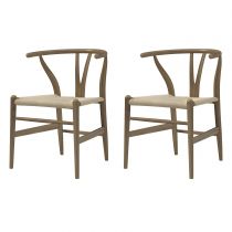 2 Beige Chairs