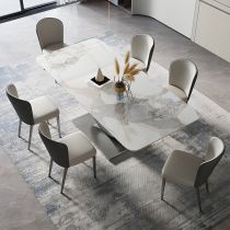 7 Pieces: Table, 6 Chairs