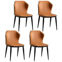 4 Orange Chairs