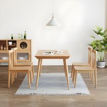 Conjunto de 5 Peças: 1 Mesa, 4 Cadeiras