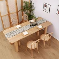 5 Pieces: Table, 4 Wood Chairs