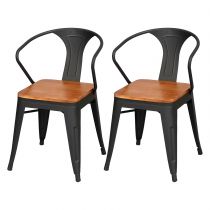 2 Chaises Marron