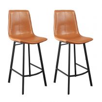 Orange 30"H Stools (Set of 2)