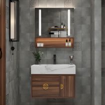 Vanity & Faucet & Mirror Cabinet