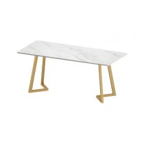 Mesa blanca 140 x 80 x 75