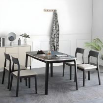 5 Pieces: Table, 4 Chairs