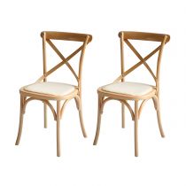 2 Chaises en Bois