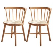 2 Wood Chairs