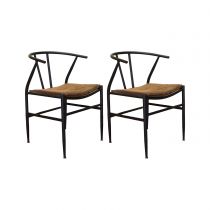 2 Chaises Marron