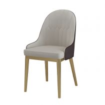 1 silla color beige blanco