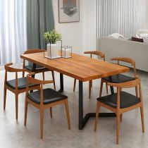 7 Pieces: Table, 6 Chairs