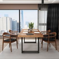 5 Pieces: Table, 4 Black Chairs