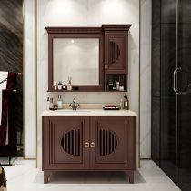 Mueble de lavabo + grifo +espejo