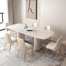 7 Pieces: Table, 6 Chairs