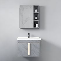 Vanity & Faucet & Mirror Cabinet