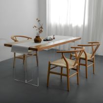 4 Pieces: Table, 3 Chairs