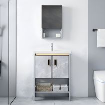 Vanity & Faucet & Mirror Cabinet