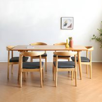 7 Pieces: Table, 6 Chairs