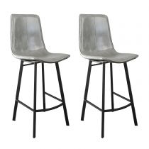 Grey 30"H Stools (Set of 2)