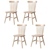 4 Wood Chairs