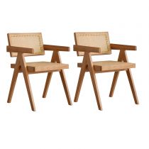 2 Wood Chairs