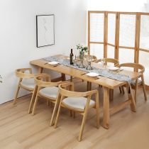 7 Pieces: Table, 6 Chairs