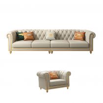 4-Seater Sofa with 1-Seater Sofa