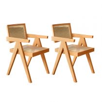 2 Natural Chairs