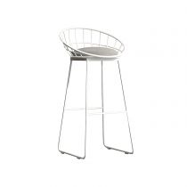 White 30"H Stool (Single)