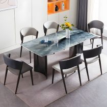 7 Pieces: Table, 6 Chairs