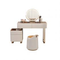 Makeup Vanity & Mirror & Stools