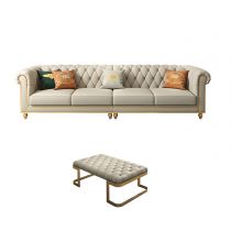 4-Sitzer-Sofa mit Ottomane