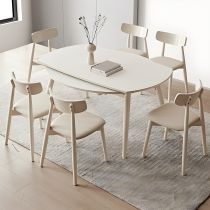 7 Pieces: Table, 6 Chairs