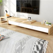 Madera natural + blanco