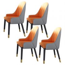 4 Chaises Orange