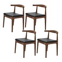 4 Brown Chairs